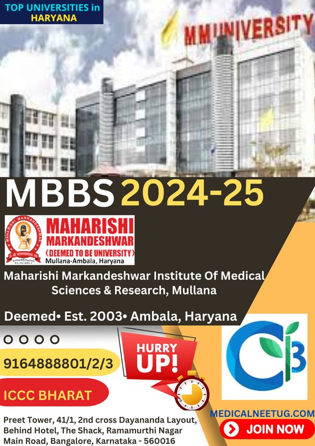 MBBS IN- DEEMED UNIVERSITY-HARYANA