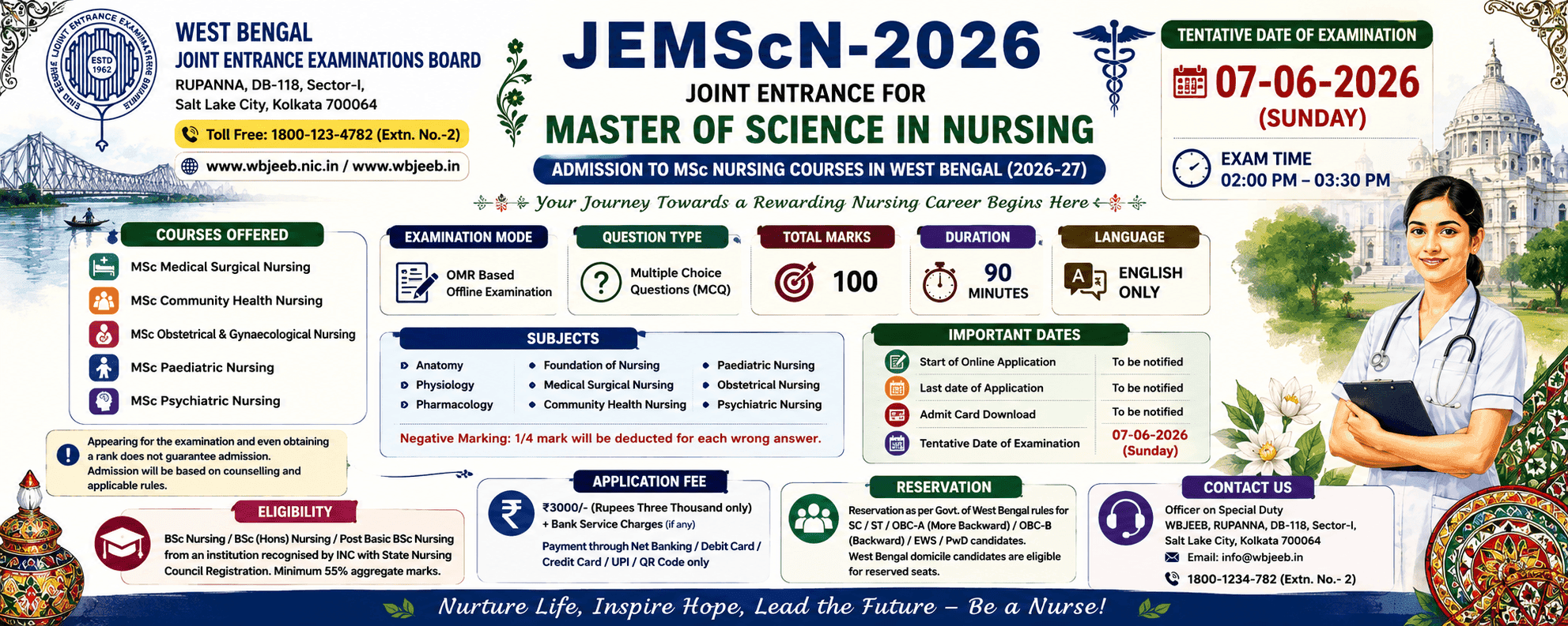 JEMScN 2026 Entrance Exam Announced for MSc Nursing Admission